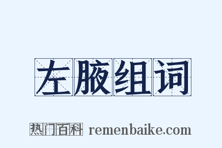 左腋组词是什么意思的图片